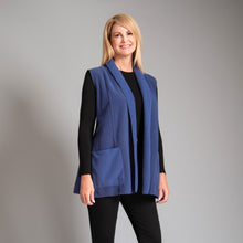 Load image into Gallery viewer, LisaFleeceStellarBluefront