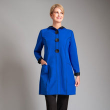 Load image into Gallery viewer, TownCoatSapphireFront